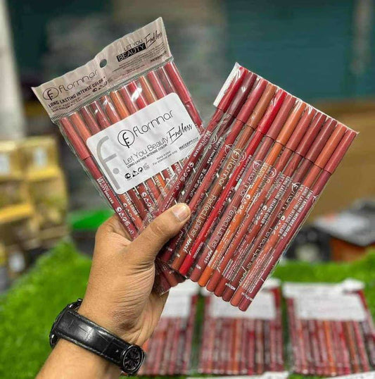 Lasting Intense Color Lipliner pencils(pack of 12)