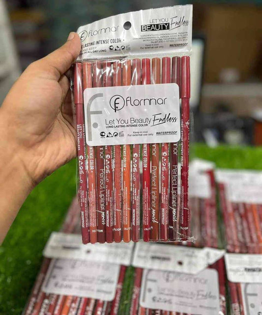 Lasting Intense Color Lipliner pencils(pack of 12)